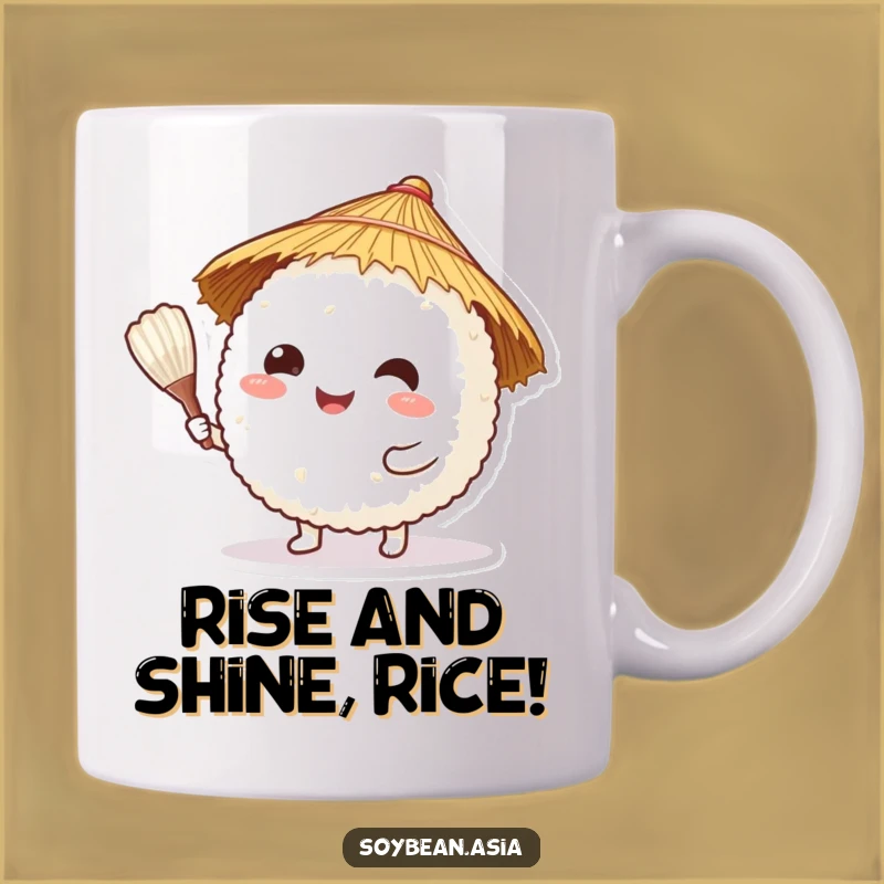 Funny Rice Ball Chef Mug: Serve Up Smiles with Culinary Delight