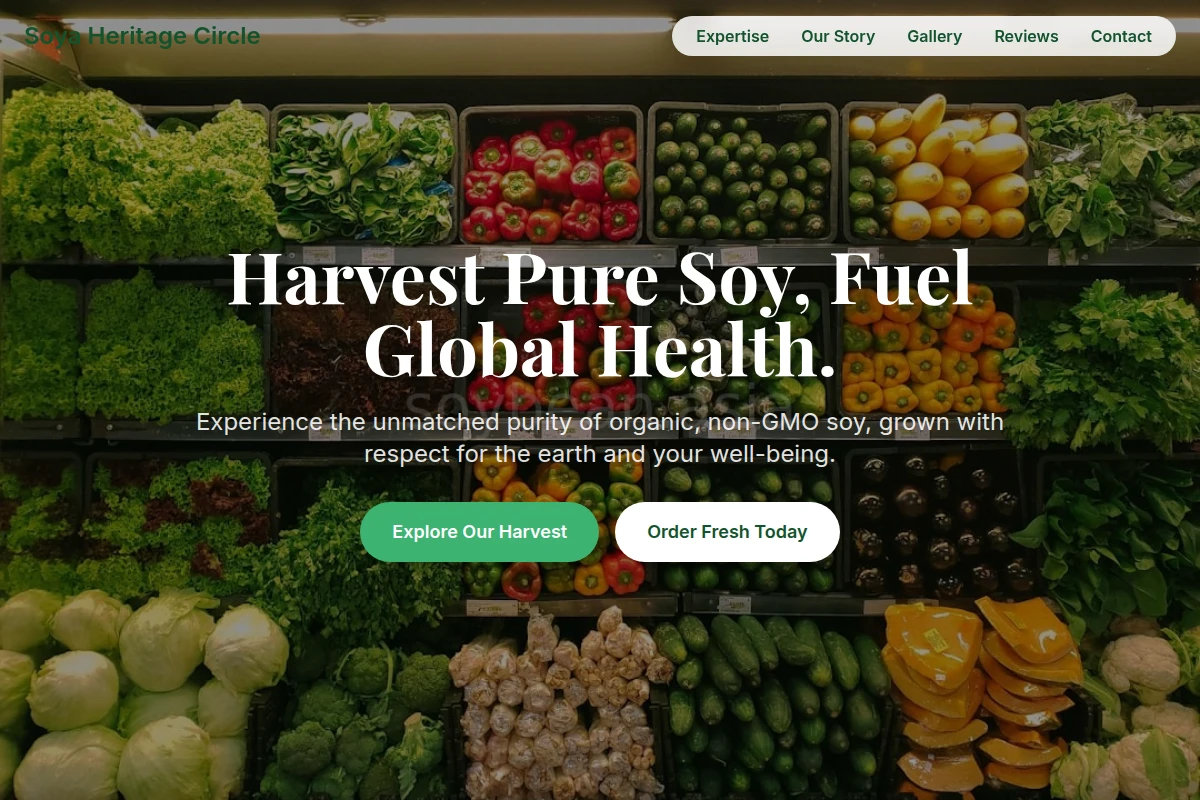 Green Organic Food