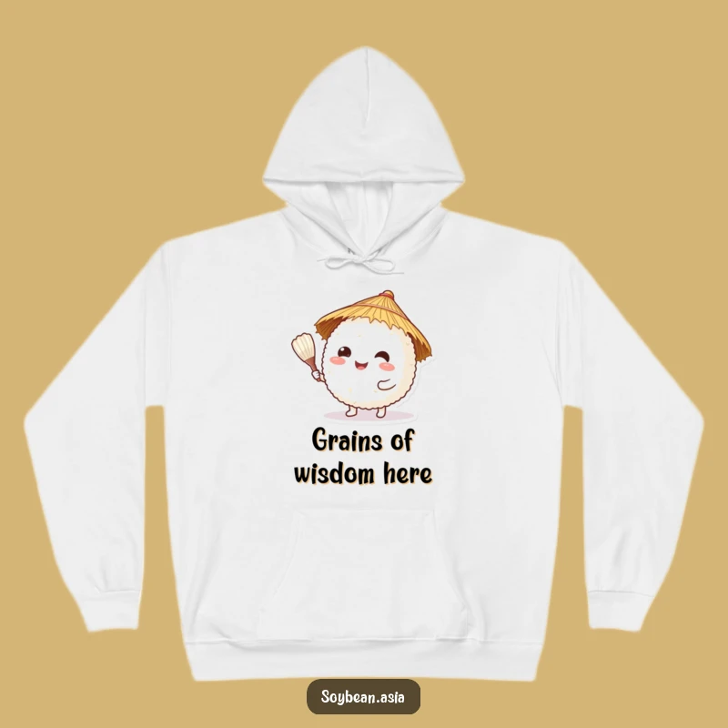 Cozy Funny Rice Ball Chef Hoodie: Warmth Meets Culinary Charm