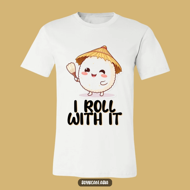 Funny Rice Ball Chef T-Shirt: Wear Your Love for Sushi and Smiles